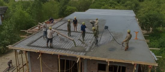 ROOF SLABS AND SCREED Application